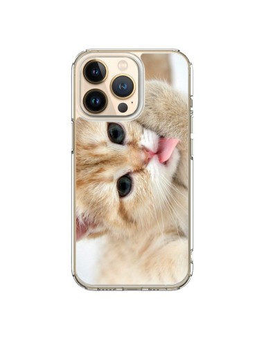 Cover iPhone 13 Pro Gatto Lingua - Laetitia