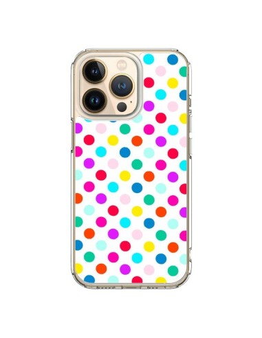 Cover iPhone 13 Pro Pois Multicolore - Laetitia