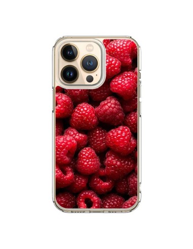 Coque iPhone 13 Pro Framboise Raspberry Fruit - Laetitia