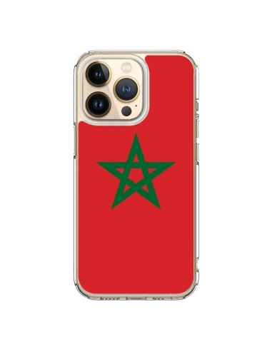 Cover iPhone 13 Pro Bandiera Marocco - Laetitia