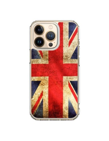 Coque iPhone 13 Pro Drapeau Angleterre Anglais UK - Laetitia