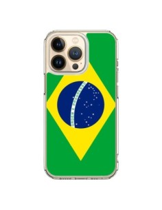 Coque iPhone 13 Pro Drapeau Brésil Brésilien - Laetitia