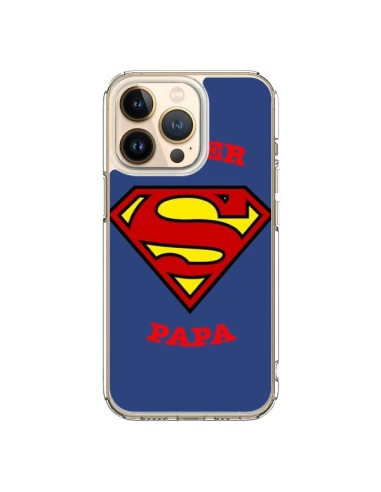 Coque iPhone 13 Pro Super Papa Superman - Laetitia