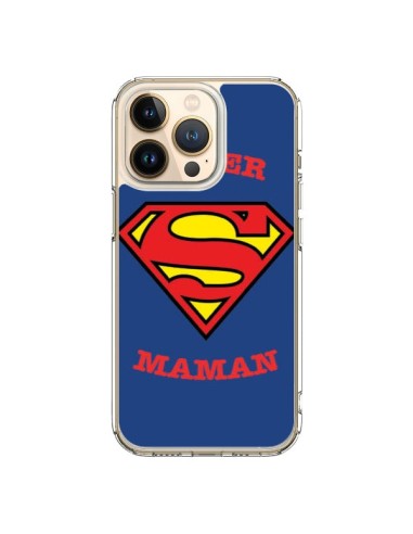 Coque iPhone 13 Pro Super Maman Superman - Laetitia