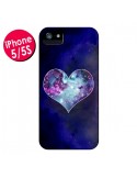 Coque iPhone 5/5S et SE Nebula Heart Coeur Galaxie - Jonathan Perez