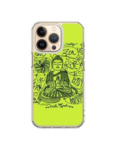 Cover iPhone 13 Pro Buddha Listen to your body Amore Zen Relax - Leellouebrigitte