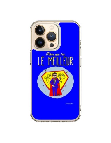 Coque iPhone 13 Pro Le meilleur Papa Fête des Pères - Leellouebrigitte