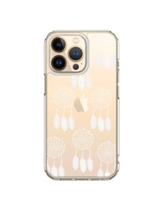 Cover iPhone 13 Pro Acchiappasogni Bianco Dreamcatcher...