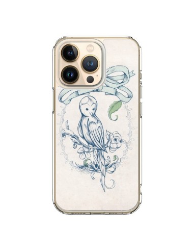 Coque iPhone 13 Pro Bird Oiseau Mignon Vintage - Lassana