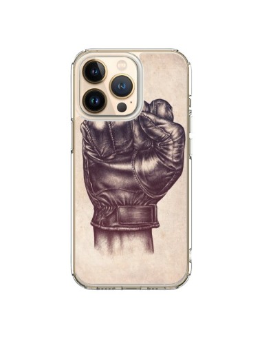 Coque iPhone 13 Pro Fight Poing Cuir - Lassana