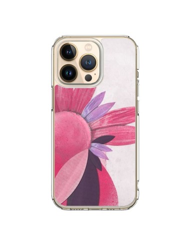 iPhone 13 Pro Case Flowers Pink - Lassana