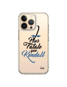 Coque iPhone 13 Pro Plus Fatale que Kendall Transparente...