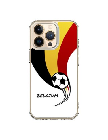 Coque iPhone 13 Pro Equipe Belgique Belgium Football - Madotta
