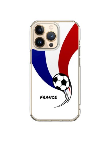 Coque iPhone 13 Pro Equipe France Ballon Football - Madotta