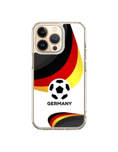 Coque iPhone 13 Pro Equipe Allemagne Football - Madotta