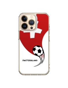 Coque iPhone 13 Pro Equipe Suisse Switzerland Football -...