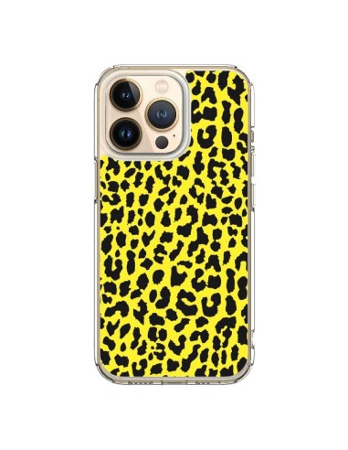 Coque iPhone 13 Pro Leopard Jaune - Mary Nesrala