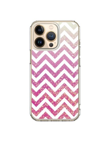 Coque iPhone 13 Pro Chevron Pixie Dust Triangle Azteque - Mary Nesrala