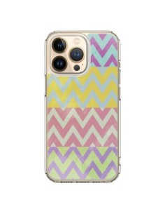 Coque iPhone 13 Pro Chevron Summer Triangle Azteque -...