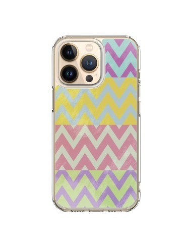 Coque iPhone 13 Pro Chevron Summer Triangle Azteque - Mary Nesrala