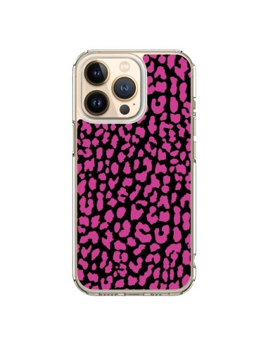 Coque iPhone 13 Pro Leopard Rose Pink - Mary Nesrala