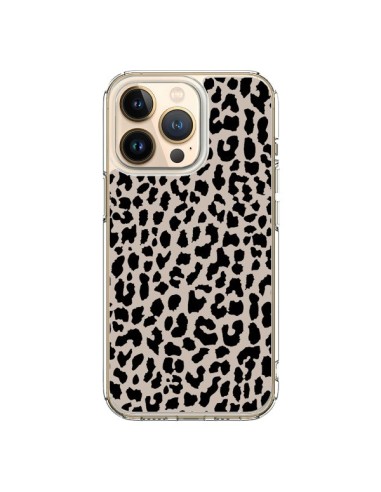 Coque iPhone 13 Pro Leopard Marron - Mary Nesrala