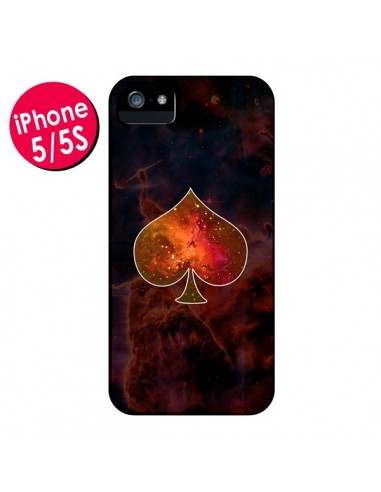 Coque Nebula Spade Pique Galaxie pour iPhone 5 et 5S - Jonathan Perez