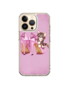 Coque iPhone 13 Pro Chaton Chat Kitten Chaussure Shoes -...
