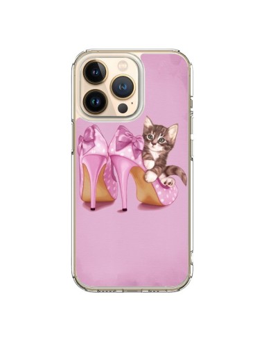 Coque iPhone 13 Pro Chaton Chat Kitten Chaussure Shoes - Maryline Cazenave