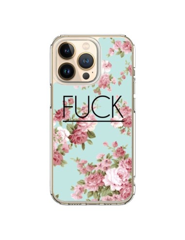 Coque iPhone 13 Pro Fuck Fleurs - Maryline Cazenave