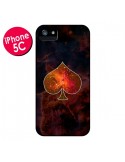 Coque iPhone 5C Nebula Spade Pique Galaxie - Jonathan Perez