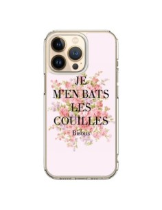 Coque iPhone 13 Pro Je m'en bats les couilles Bisous -...