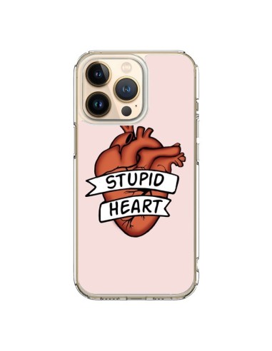 Coque iPhone 13 Pro Stupid Heart Coeur - Maryline Cazenave