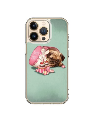 Coque iPhone 13 Pro Chien Dog Cupcakes Gateau Bonbon Boite - Maryline Cazenave