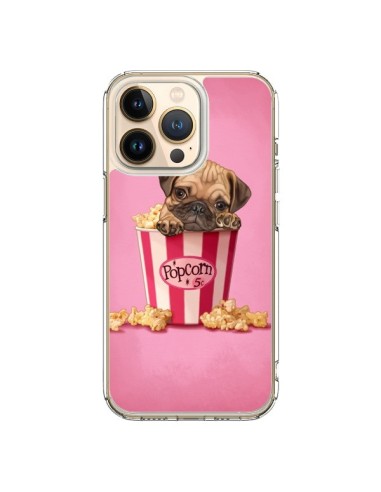 Coque iPhone 13 Pro Chien Dog Popcorn Film - Maryline Cazenave