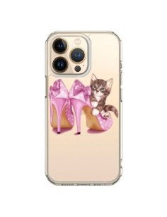 Cover iPhone 13 Pro Gattoon Gatto Kitten Scarpe Shoes...