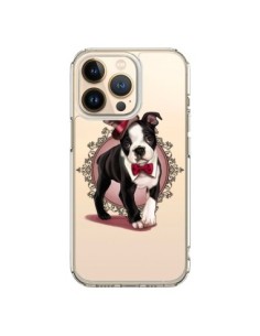 Cover iPhone 13 Pro Cane Bulldog Dog Gentleman Papillon...