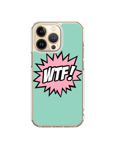 Coque iPhone 13 Pro WTF Bulles BD Comics - Maryline Cazenave