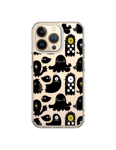 iPhone 13 Pro Case Monsters Pattern Mostri Clear - Maria Jose Da Luz