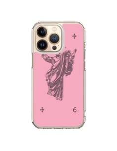 Coque iPhone 13 Pro God Pink Drake Chanteur Jeu Cartes -...