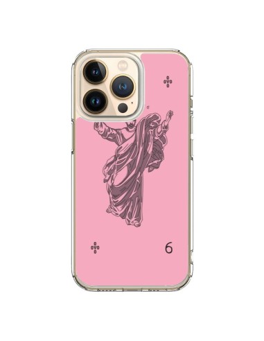 Coque iPhone 13 Pro God Pink Drake Chanteur Jeu Cartes - Mikadololo