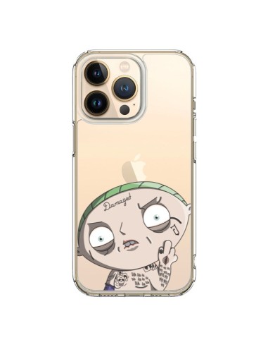 Coque iPhone 13 Pro Stewie Joker Suicide Squad Transparente - Mikadololo