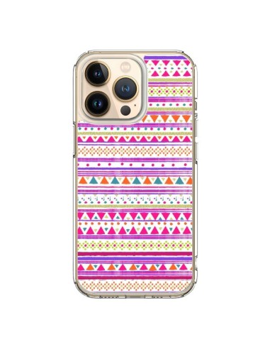 Coque iPhone 13 Pro Bandana Rose Azteque - Monica Martinez