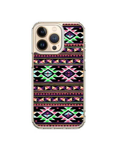 iPhone 13 Pro Case Black Aylen Aztec - Monica Martinez