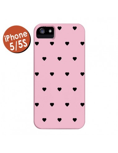 Coque Coeurs Roses pour iPhone 5 et 5S - Jonathan Perez