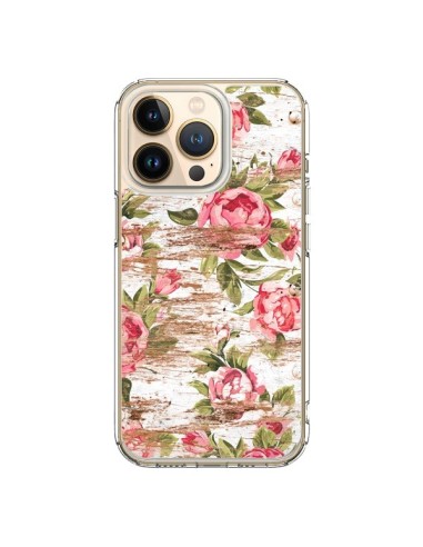 iPhone 13 Pro Case Eco Love Pattern Wood Flowers - Maximilian San