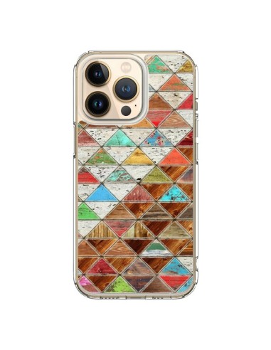 Coque iPhone 13 Pro Love Pattern Triangle - Maximilian San