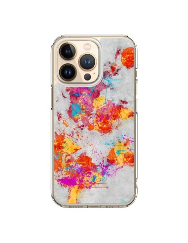 Cover iPhone 13 Pro Terre Mappa Monde Mother Earth Crying - Maximilian San