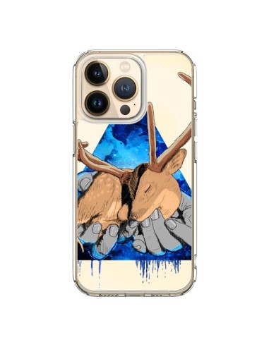 Coque iPhone 13 Pro Cerf Triangle Seconde Chance - Maximilian San