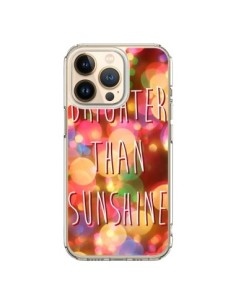 Coque iPhone 13 Pro Brighter Than Sunshine Paillettes -...